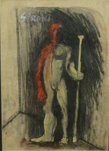 SIRONI Mario 1885-1961,Figura di gladiatore,Galleria Sarno IT 2013-12-12
