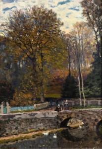 SISLEY Alfred 1839-1899,La Mare aux canards, château du Pont, Louveciennes,1873,Sotheby's 2025-04-10