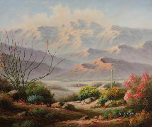 Sisley Raymond 1888-1948,Desert in Bloom,Clars Auction Gallery US 2018-06-16