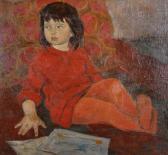 Sisoeva Ivanovna Irian 1939,Little Girl in Red,John Nicholson GB 2017-11-15