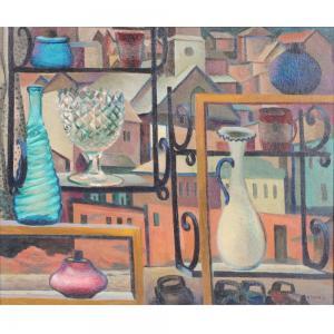SISSON Frederick Rhodes 1893-1962,Window Patterns,1951,Ripley Auctions US 2022-06-04