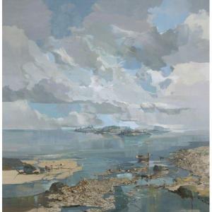 SISSON Lawrence P 1928,BIG SKY, LITTLE ISLES,1977,Sotheby's GB 2010-09-29