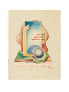 SITE delle Mino 1914-1996,Motivo di decorazione futurista,1933,Bonhams GB 2018-03-01