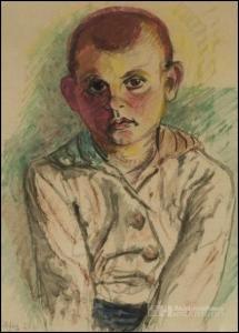 SITTIG Elisabeth 1899-2001,Porträt eines Jungen,1929,Heickmann DE 2008-12-06