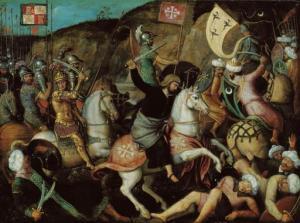 sittow michiel 1468-1525,Saint James the Great at the Battle of Clavijo,Christie's GB 2001-11-02