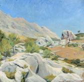 SJÖSTRAND Helmi 1864-1957,A rocky landscape,Bruun Rasmussen DK 2017-12-11