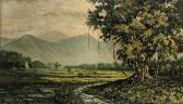 SJAFEI H 1900-1900,Indonesian landscape,1940,Christie's GB 2010-09-07