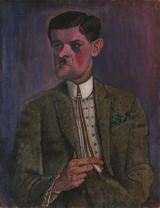 SKADE Fritz 1898-1971,Portrait of a man,1920,Villa Grisebach DE 2022-06-03