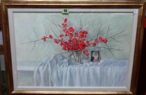 Skea Janet 1947,Japonica blossom,Bellmans Fine Art Auctioneers GB 2018-06-19