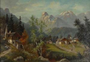 Skell Louis 1869-1950,Kügelmühle bei Landl in Tyrol,1900,Von Zezschwitz DE 2009-11-12