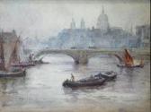 SKELSEY MAUD,A pair of Thames river views,David Lay GB 2012-04-12