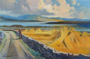 SKELTON John 1923-2009,A GOOD HARVEST, INISHBOFIN ISLAND,Ross's Auctioneers and values IE 2024-03-20