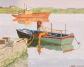 SKELTON John 1923-2009,Dusk, Roundstone, Galway,Morgan O'Driscoll IE 2018-05-28