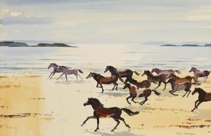 SKELTON John 1923-2009,Horses Galloping,Morgan O'Driscoll IE 2018-03-12