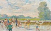SKELTON Leslie James 1848-1929,Pond yachts,Gilding's GB 2014-01-21