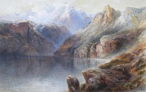 SKELTON Percival 1800-1900,The Mountain Mirror: Lake of the Four Cantons,1870,Dreweatts 2021-05-27