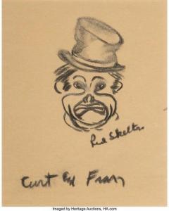 SKELTON RED 1913-1997,Sketch of a Clown,Heritage US 2020-04-09