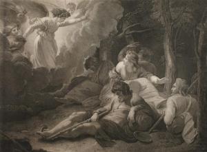 SKELTON William 1760-1848,Die Engel erscheinen den Hirten,1794,Mehlis DE 2020-11-17