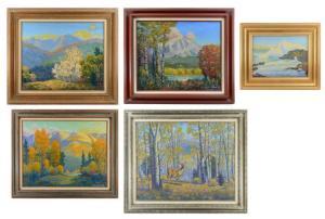SKENE Harold Vincent 1883-1978,5 pieces,Burchard US 2016-10-16