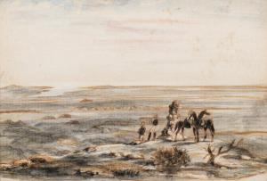 SKIPPER John Michael 1815-1883,PORT RIVER FROM THE HILLS,1830,Deutscher and Hackett AU 2022-04-13
