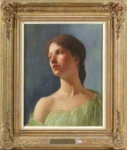 SKIPWORTH Frank Markham 1854-1929,Portrait de femme,VanDerKindere BE 2021-06-15