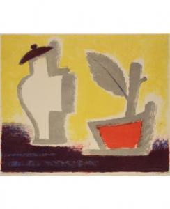 SKOULIARI MIKHAIL 1905-1985,Still Life on a Yellow Ground,1960,Shapiro Auctions US 2017-05-31