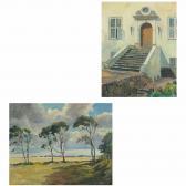 SKOV Marius A. Hansen 1885-1964,Landscape and doorstep,Bruun Rasmussen DK 2011-06-20