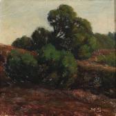 SKOV Marius A. Hansen 1885-1964,Landscape with trees,Bruun Rasmussen DK 2013-06-10