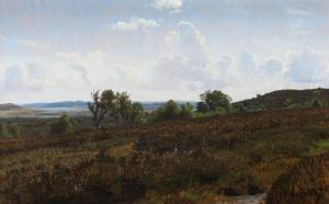 SKOVGAARD Peter Christian Thamsen 1817-1875,Scenery from Himmelbjerget, Silkeb,1867,Bruun Rasmussen 2024-01-29