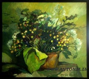 Skulme Jurgis 1928-2015,Meadow flowers,Antonija LV 2022-03-12