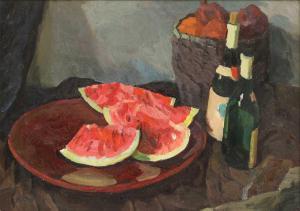 SKURIDIN Valery 1917-1983,Still Life with Watermelon,1965,Sworders GB 2020-10-20