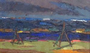 SKUSKIS Oskars 1909-1978,Landscape,Antonija LV 2016-11-06