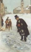 SKUTEZKY Dominic, Döme, Dan 1850-1921,Crossing the Ice,Sotheby's GB 2002-12-03