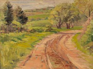 SLADE Caleb Arnold 1882-1961,A Road to the Farm,1920,Skinner US 2022-01-28