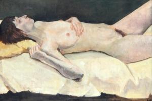 SLADE SCHOOL,Nude female,c.1970,The Cotswold Auction Company GB 2016-08-09