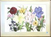 SLANCOCK P,Flowers,1985,Clars Auction Gallery US 2007-06-02