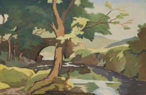 SLATER Eric 1896-1963,The Mill Stream,1935,Rosebery's GB 2024-03-12