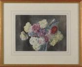 SLATER Henry G,CARNATIONS IN A GLASS VASE,Anderson & Garland GB 2012-12-04