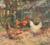 SLATER John Frederick,Study of Hens and a Cockerel in a Garden,1817,Tooveys Auction 2008-03-26