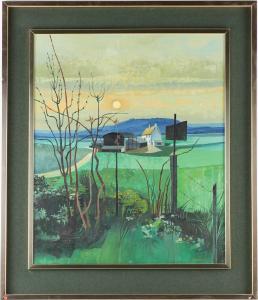 SLATER Richard 1927,farm in a landscape,Dawson's Auctioneers GB 2022-02-17