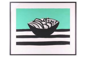 SLAUGHTER Tom,Still Life of a fruit bowl with green background,1991,Dawson's Auctioneers 2023-12-15