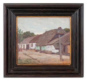 SLAVICEK Antonin 1870-1910,CHALUPY V HLINSKU,1903,European Arts CZ 2023-04-23