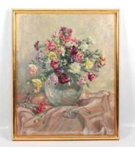 SLAVOMIR BENC Karl 1896-1968,Nelken in Vase,Palais Dorotheum AT 2009-11-25