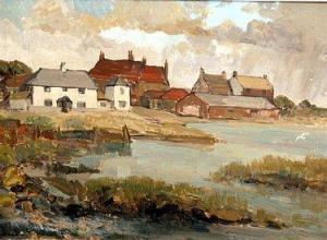 SLAYMAKER Victor,cottage buildings at the water's edge,Fieldings Auctioneers Limited GB 2009-03-21