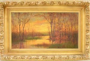 SLEE W.F 1800-1900,Autumn Landscape,Skinner US 2017-07-21