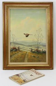 SLEICHER ROBERT S. 1927-2017,Pheasant in Flight,Kaminski & Co. US 2019-10-20