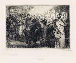 sloan John 1890-1970,Connoisseurs of Prints,1905,Swann Galleries US 2017-03-02