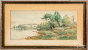SLOAN Junius R 1827-1900,landscape,Pook & Pook US 2020-10-28