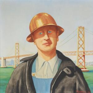 SLOAN Richard 1934-2009,The Bridge Builder,1938,Bonhams GB 2018-11-19