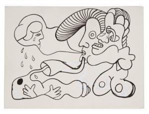 SLOANE Patricia Hermine 1934-2001,Surrealist Figures,Neal Auction Company US 2023-01-11